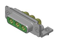 fm3w3s-1343-1731070646 FCT from Molex 173107 3 Way Right Angle D-sub Connector Socket, 6.86mm Pitch, with 4-40 Screw Locks