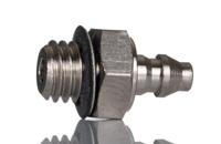 m-5au-4 SMC M Series Straight Threaded Adaptor, M5 Male to Push In 4 mm, Threaded-to-Tube Connection Style