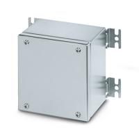 0899010 Phoenix Contact S6 A Series Silver 316L Stainless Steel Junction Box, ATEX, IECEx, 150 x 150 x 100mm