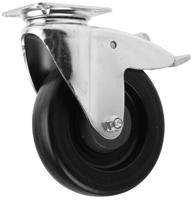 2477uyp125p50 Tente Braked Swivel Castor Wheel, 100kg Capacity, 125mm Wheel