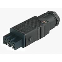 932140100-stak-3-n-black Hirschmann, ST IP54 Black Cable Mount 3P + E Industrial Power Socket, Rated At 10A, 230 V, 400 V