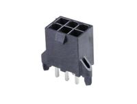 462070006 Molex 46207 Series Vertical Through Hole PCB Header, 6 Contact(s), 4.2 mm Pitch, 2 Row, Shrouded