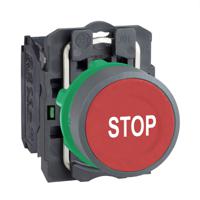 xb5aa3341c0 Schneider Electric XB5 Series Push Button, 22mm Cutout, 1 NO, 600V, IP66, IP67