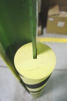 840-0603 RS PRO Black, Yellow Impact Protector 1000mm x 150mm