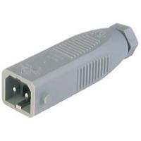 6181-stas-200-v0-grau Hirschmann, ST IP54 Grey Cable Mount 2P + E Industrial Power Plug, Rated At 16A, 230 V