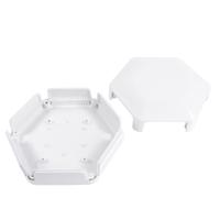 cbhex1-24-wh CAMDENBOSS Enclosure for Raspberry Pi, White
