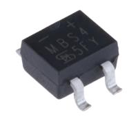 mbs4 Taiwan Semiconductor Bridge Rectifier, 800mA, 400V, 4-Pin