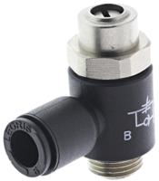 7011-06-10 Legris 7011 Series Tube Flow Regulator, 6mm Tube Inlet Port x G 1/8 Male Outlet Port