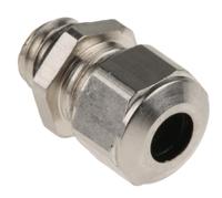a100008050 SES Sterling A1 Series Metallic Nickel Plated Brass Cable Gland, M8 Thread, 3.5mm min., 5mm max., IP68, IP69K