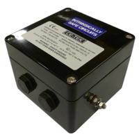 cep121290pai CE-TEK CEP Series Black Polyester Junction Box, IP66, 10 Terminals, ATEX, 120 x 122 x 90mm
