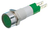 skcd08212 Signal Construct Green Panel Mount Indicator, 12 → 14V, 8mm Mounting Hole Size
