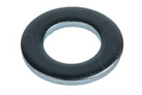 530-084 RS PRO Bright Zinc Plated Steel Plain Washers, M12, DIN 125A