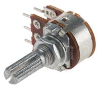pdb182-k220k-104b Bourns PDB18 100kΩ Rotary Potentiometer 2-Gang, Panel Mount (Through Hole), PDB182-K220K-104B