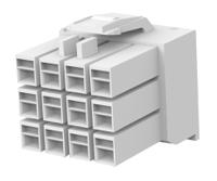176278-1 TE Connectivity, AMP Universal Power Male Connector Housing, 3.96mm Pitch, 12 Way, 3 Row