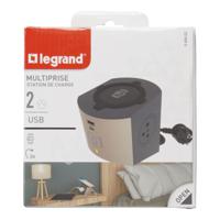 049402 Legrand 2m 2 Socket Type E - French Extension Lead
