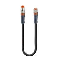 4238-rsmv-3-rkmv-3-2943-m Lumberg Automation Male 3 way M8 to Female 3 way M8 Sensor Actuator Cable, 3 m