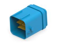 2366509-4 TE Connectivity, 2366509 Connector Housing Receptacle Blue Cable Mount 48 Way, Cable Termination