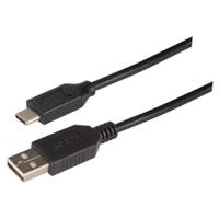cau2ca-05m L-Com USB 2.0, Male USB A to Male USB C, 500mm