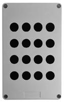 xapa4116 Schneider Electric Grey XAPA Control Station Enclosure - 16 Hole 22mm Diameter