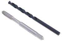 749-5691 RS PRO Tap & Drill Set HSS 2-Piece 0.8mm Pitch Metric Coarse Standard Hand Tap M5 Thread