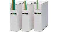 rnd-465-00292 RND Heat Shrink Tube, Green/Yellow 6 → 3mm Sleeve Dia. x 10m Length 2:1 Ratio, RND 465 Series