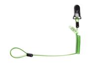 101399 Never Let Go 35cm → 80cm PU Outer/Stainless Steel Tool Lanyard Lanyard, 1kg Capacity
