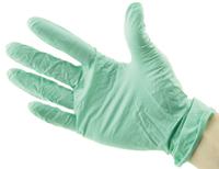 25201090 Ansell MICROFLEX® NeoTouch™ 25-201 Green Powder-Free Neoprene Disposable Gloves, Size 8.5-9, Large, 100 per Pack