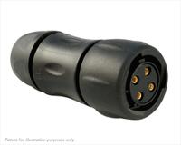 uts6jc124sscr Souriau Sunbank by Eaton Circular Connector, 4 Contacts, Cable, Standard Connector, Socket, Female, IP68, IP69K, UTS