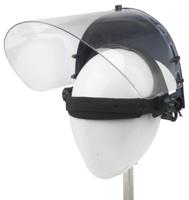 e24 Penta Clear Flip Up PC Face Shield with Brow Guard , Resistant To Molten Metal