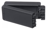 96014124-b-180806-pc-v0-7024 Bopla Bocube Series Graphite Grey Polycarbonate V0 Enclosure, IP66, IP68, IK07, Graphite Grey Lid, 191 x 80 x 60mm