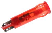 skgd06004 Signal Construct Red Panel Mount Indicator, 24 → 28V, 6mm Mounting Hole Size, Solder Tab Termination