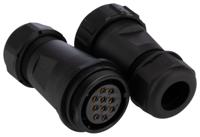 304-328 RS PRO Circular Connector, 10 Contacts, In-Line Cable Mount, SP29 Connector, Plug, Socket, Male/Female, IP68, SP29
