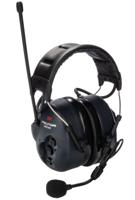 mt53h7a4400-eu 3M PELTOR LiteCom Wired Speak & Listen Electronic Ear Defenders with Headband, 32dB, Black/Navy, Noise Cancelling