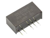 rd-0515d Recom RD DC-DC Converter, ±15V dc/ ±66mA Output, 4.5 → 5.5 V dc Input, 2W, Through Hole, +85°C Max Temp -40°C