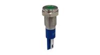 rnd-210-00698 RND RND 210 Series Green Panel Mount Indicator, 24V, 8mm Mounting Hole Size, Solder Tab Termination