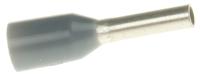 966067-4 TE Connectivity Insulated Crimp Bootlace Ferrule, 6mm Pin Length, 1.2mm Pin Diameter, 0.75mm² Wire Size, Grey