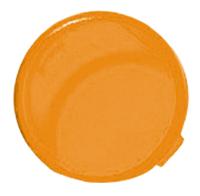 a0163c Panel Mount Indicator Lens Round Style, Amber, 16mm diameter