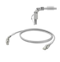 1233160005 Weidmuller, 0.5m Cat6, Grey RJ45 to Male RJ45 Male, S/FTP Shielded, Terminated LSZH Sheath