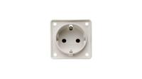 841952502 Berker 841 White Plug Socket, 16A, Type F - German Schuko