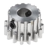 878-7900 RS PRO Steel 15 Teeth Spur Gear, 1 Module, 6mm Bore Diam, 15mm Pitch Diam, 14mm Hub Diam