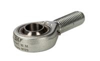 sakac-16-m SKF SAKAC M16 Male Steel Rod End, 16mm Bore, 89mm Long, Metric Thread Standard, Male Connection Gender