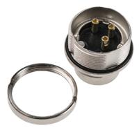0314-03 Lumberg 3 Pole Din Plug, DIN EN 60529, 5A, 250 V ac IP68, Male, Wall Mount