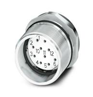 1619857 Phoenix Contact Circular Connector, 17 Contacts, Bulkhead Mount, M23 Connector, Plug, Female, IP67, CA Series
