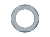 1sng607008r0000 Grey UL 94 V2 PA 6 Cable Gland Locknut, M20 Thread