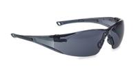 rushpsf Bolle Safety RUSH Anti-Mist UV Safety Glasses, Smoke PC Lens