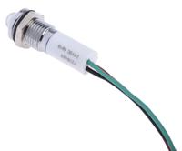 723-9488 RS PRO Panel Mount Indicator, 24V dc, 8mm Mounting Hole Size, Lead Wires Termination, IP67