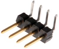 90121-0764 Molex C-Grid III Series Right Angle Through Hole Pin Header, 4 Contact(s), 2.54 mm Pitch, 1 Row, Unshrouded