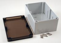 1554vb2gysl Hammond 1554 Series Polycarbonate Enclosure, IP68, 9.4 x 6.3 x 4.7in