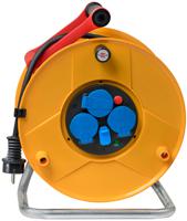 1233121600 brennenstuhl 40m 4 Socket Type E - French Cable Reel Open Reel, 230 V, IP44