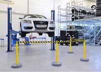 885t-35-d4 Tensator Black & Yellow Plastic Retractable Barrier